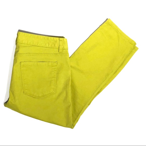 LOFT Denim - Loft Modern Crop Skinny Pants Neon Green